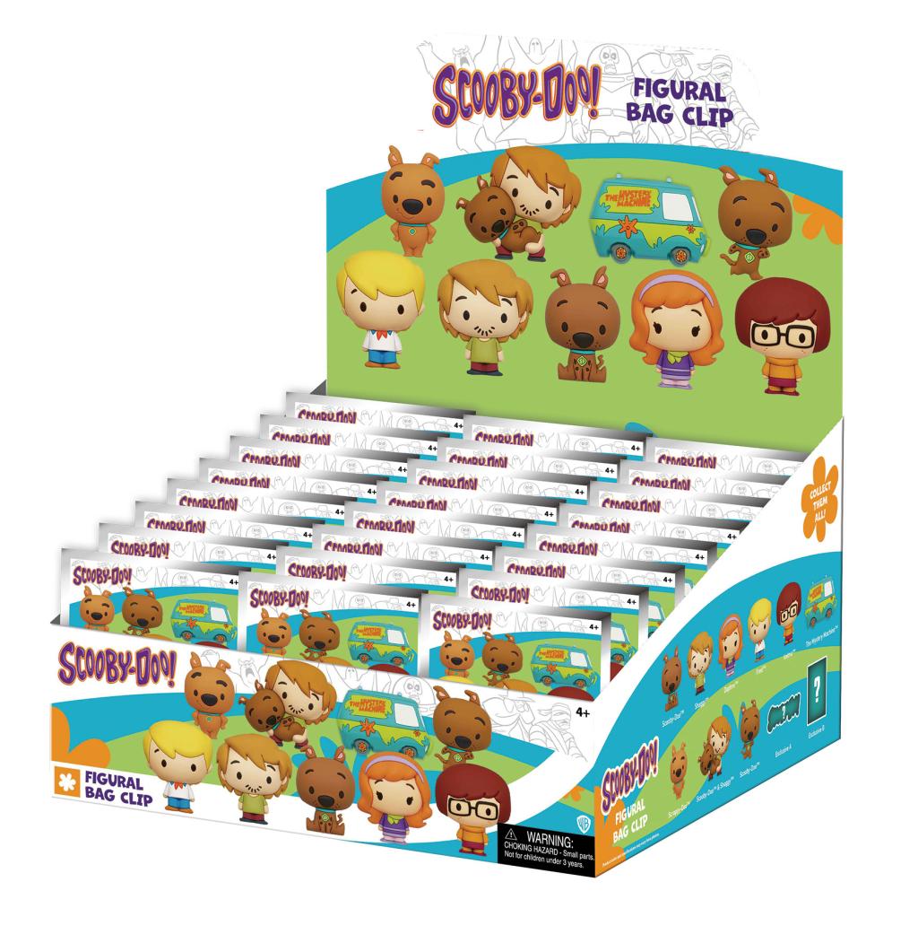 SCOOBY DOO - 3D Foam Bag Clip (Display 24 Pcs)