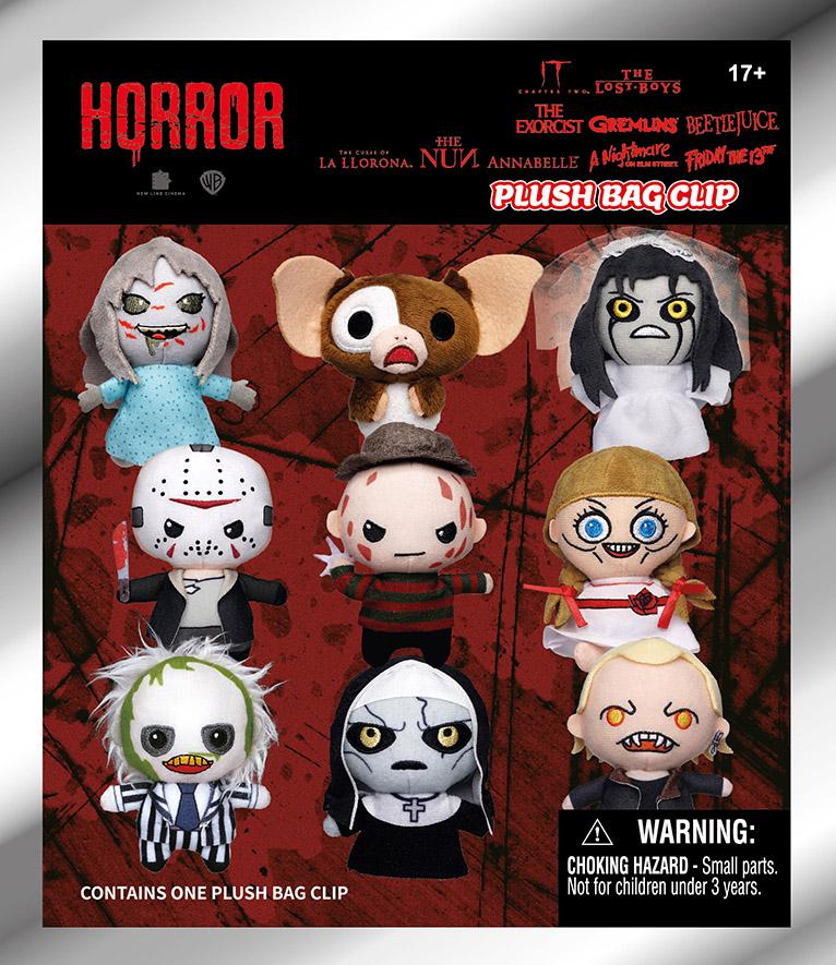 HORROR - Plush Bag Clip (Display 24 Pcs)