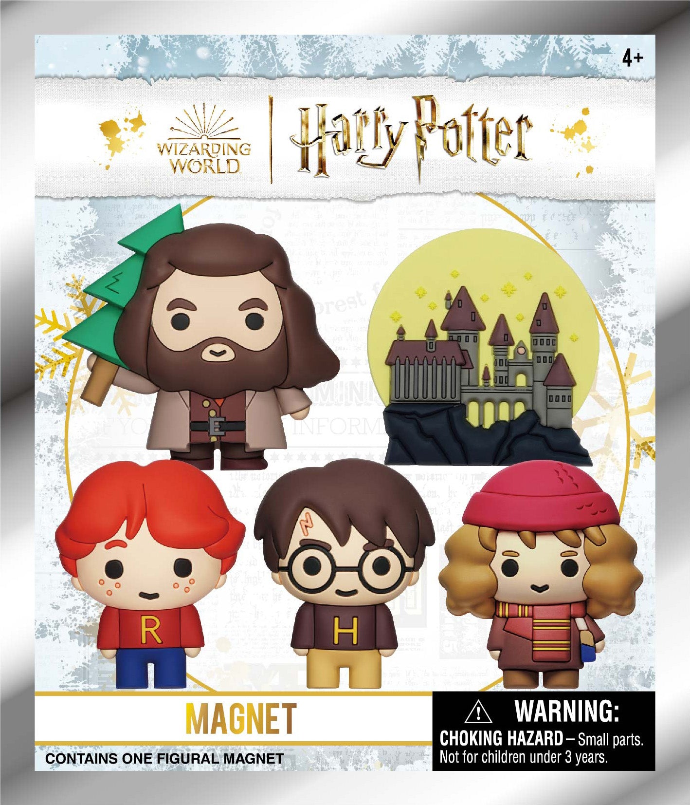 HARRY POTTER -Series 1 -3D Foam Magnets in blind bags (Display 12 Pcs)