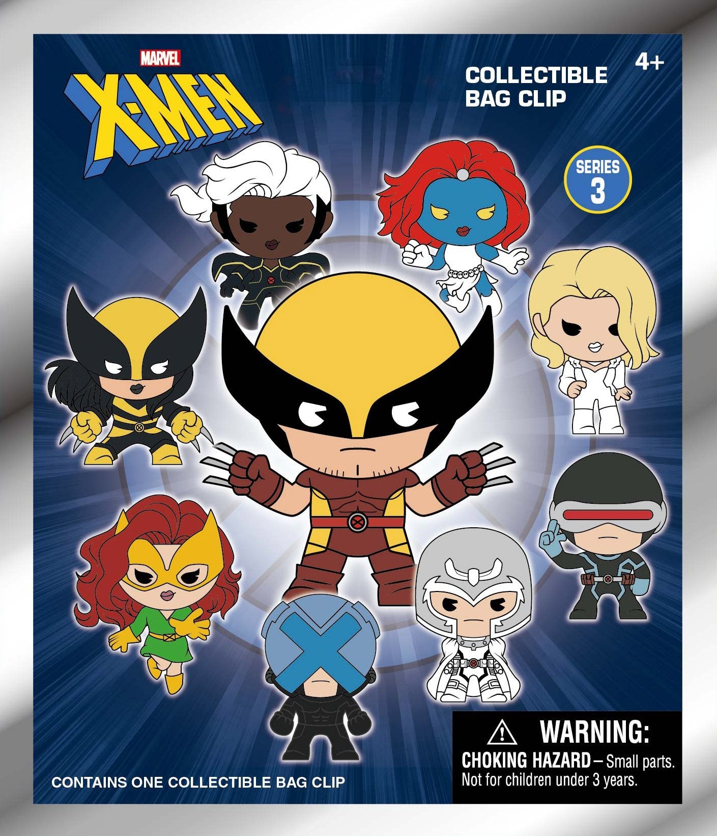 X-MEN CLASSIC - Series 3 - 3D Foam Bag Clip (Display 24 Pcs)