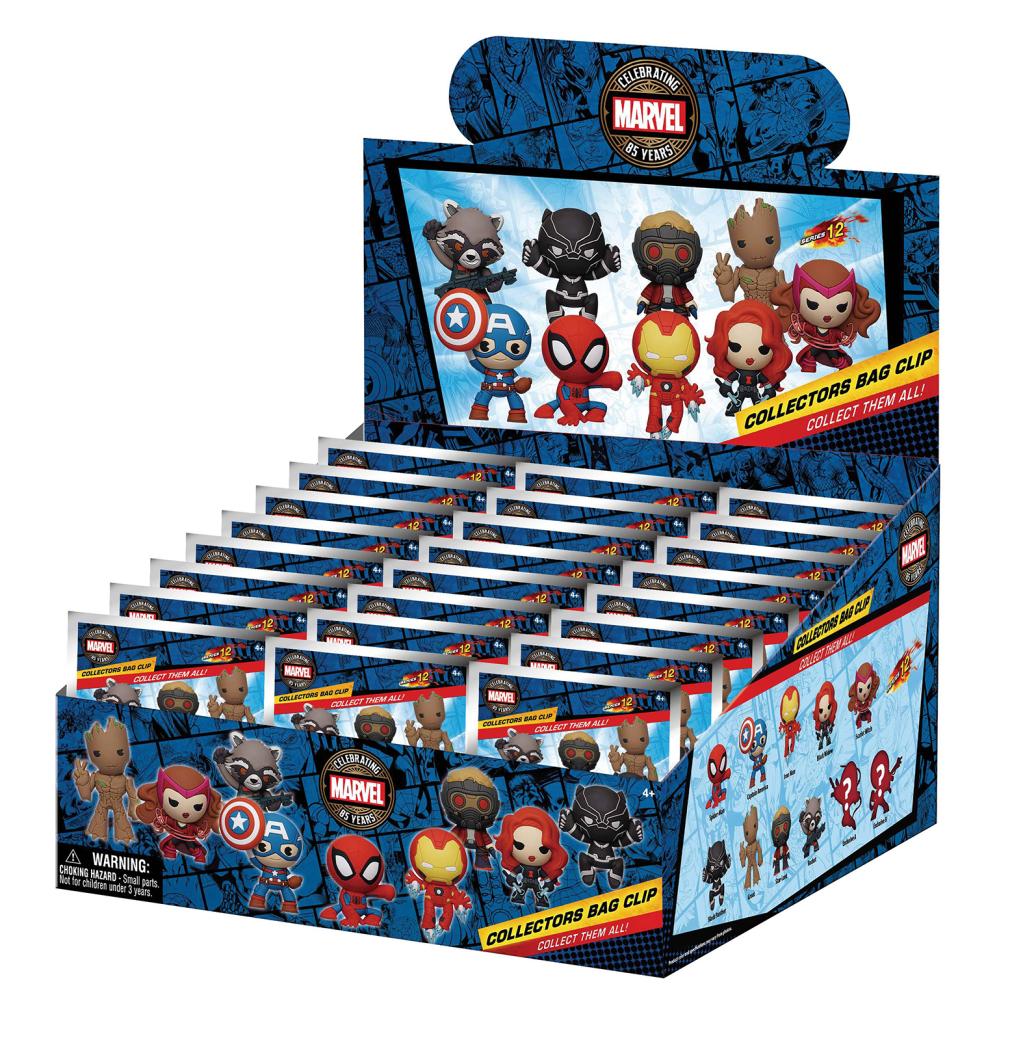 MARVEL - 85th Core Comic - Collectible Bag Clip (Display 24 Pcs)