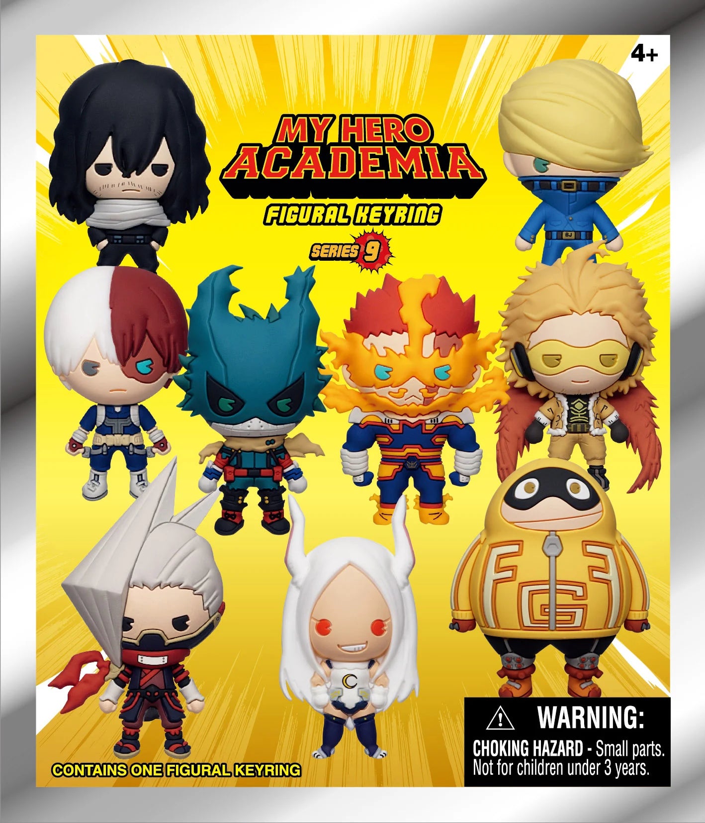 MY HERO ACADEMIA - Series 9 - 3D Foam Bag Clip (Display 24 Pcs)