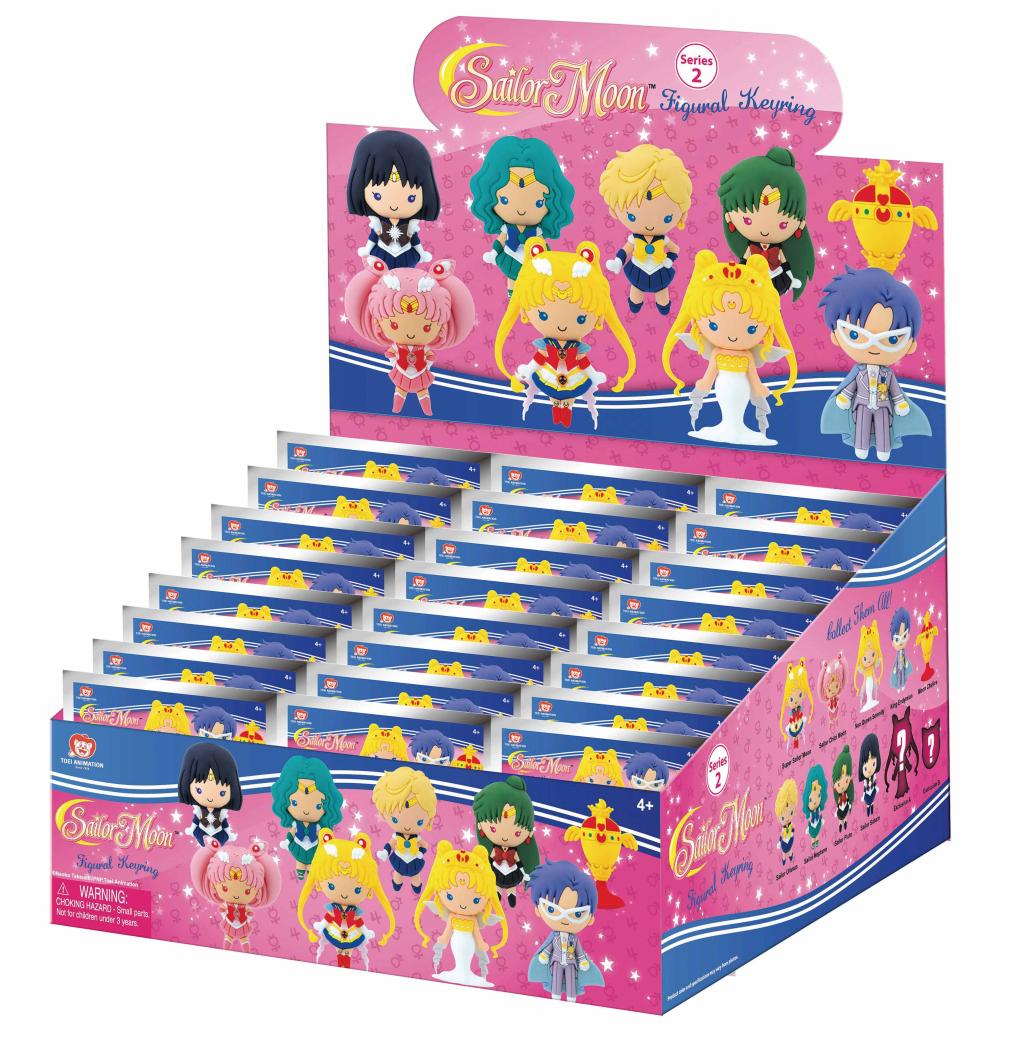 SAILOR MOON - Collectible Bag Clip (Display 24 Pcs)