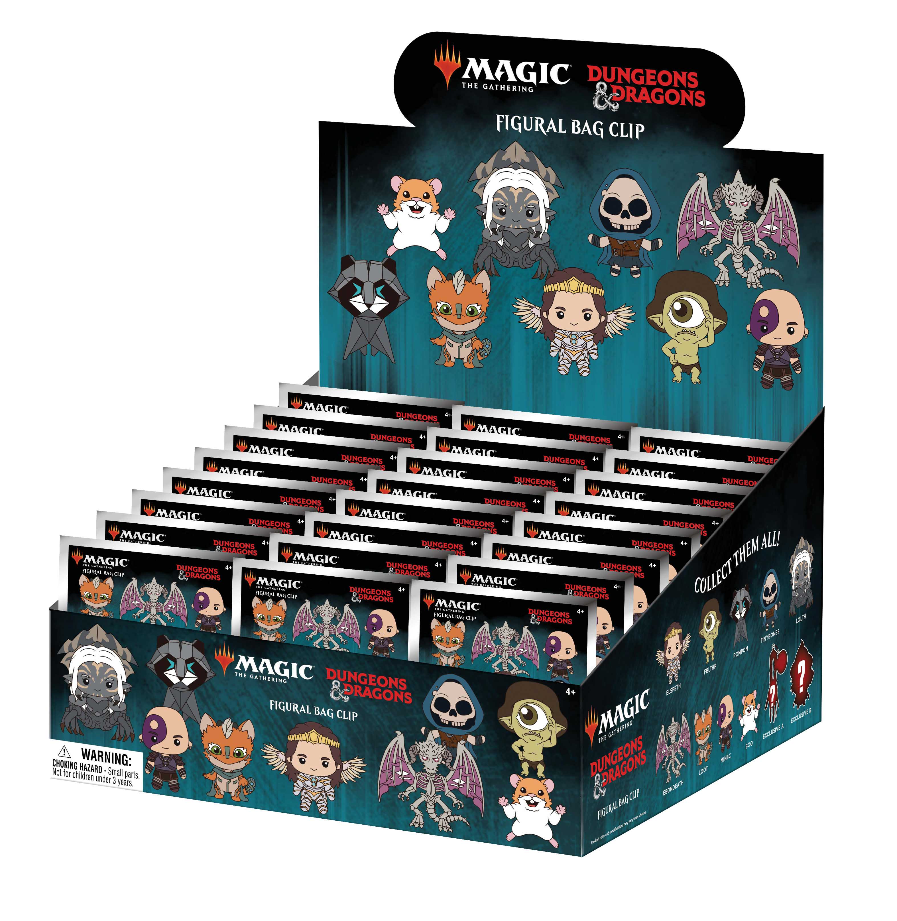 WIZARDS OF THE COAST - Series 1 - 3D Foam Bag Clip (Display 24 Pcs)