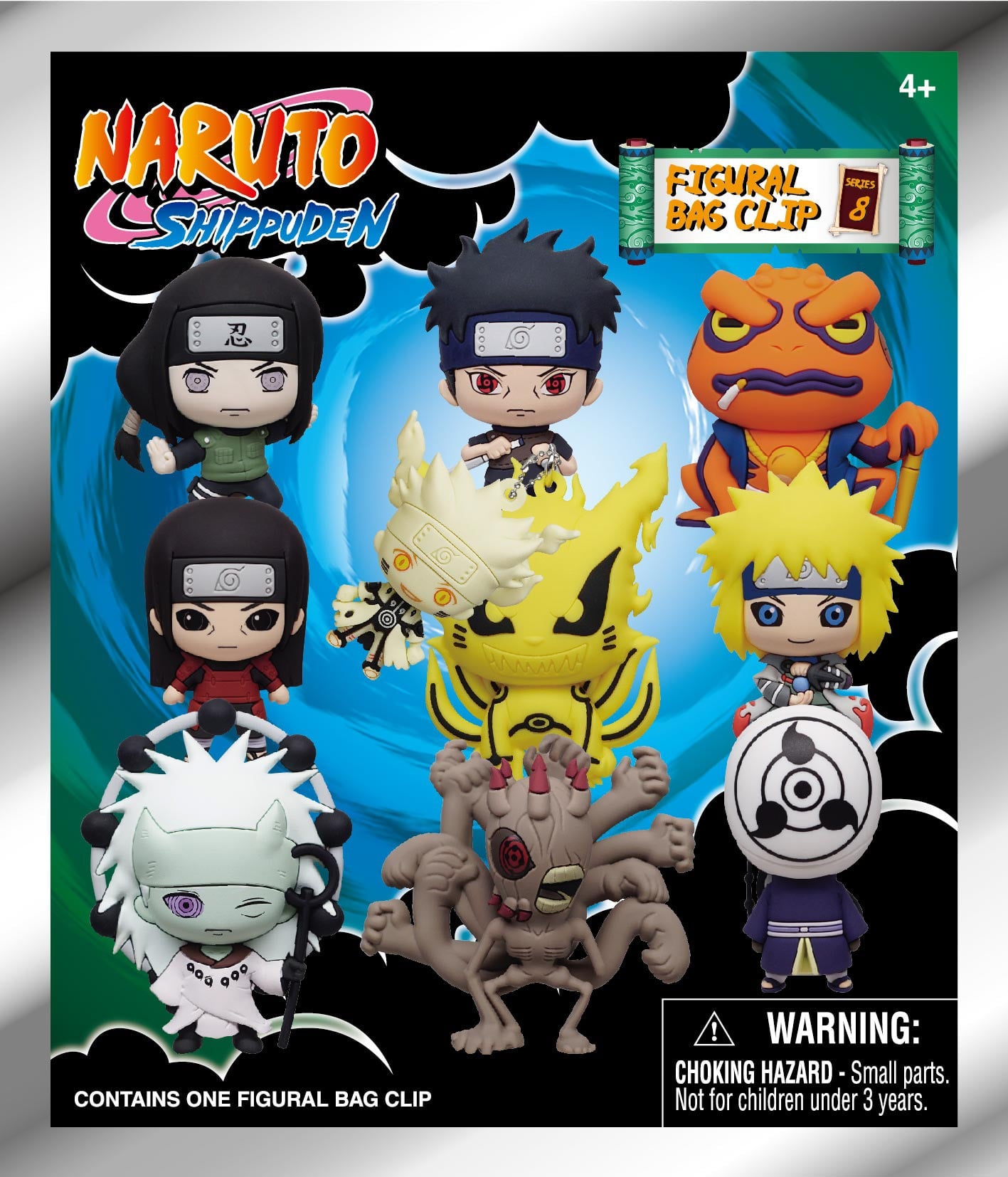 NARUTO - Series 8 - 3D Foam Bag Clip (Display 24 Pcs)