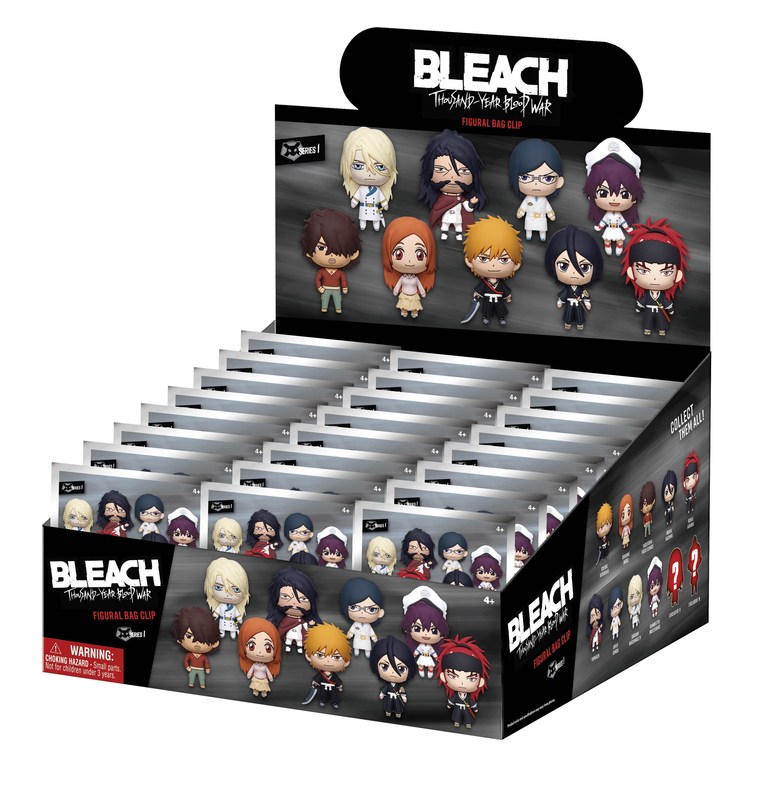 BLEACH TYBW - Series 1 - 3D Foam Bag Clip (Display 24 Pcs)