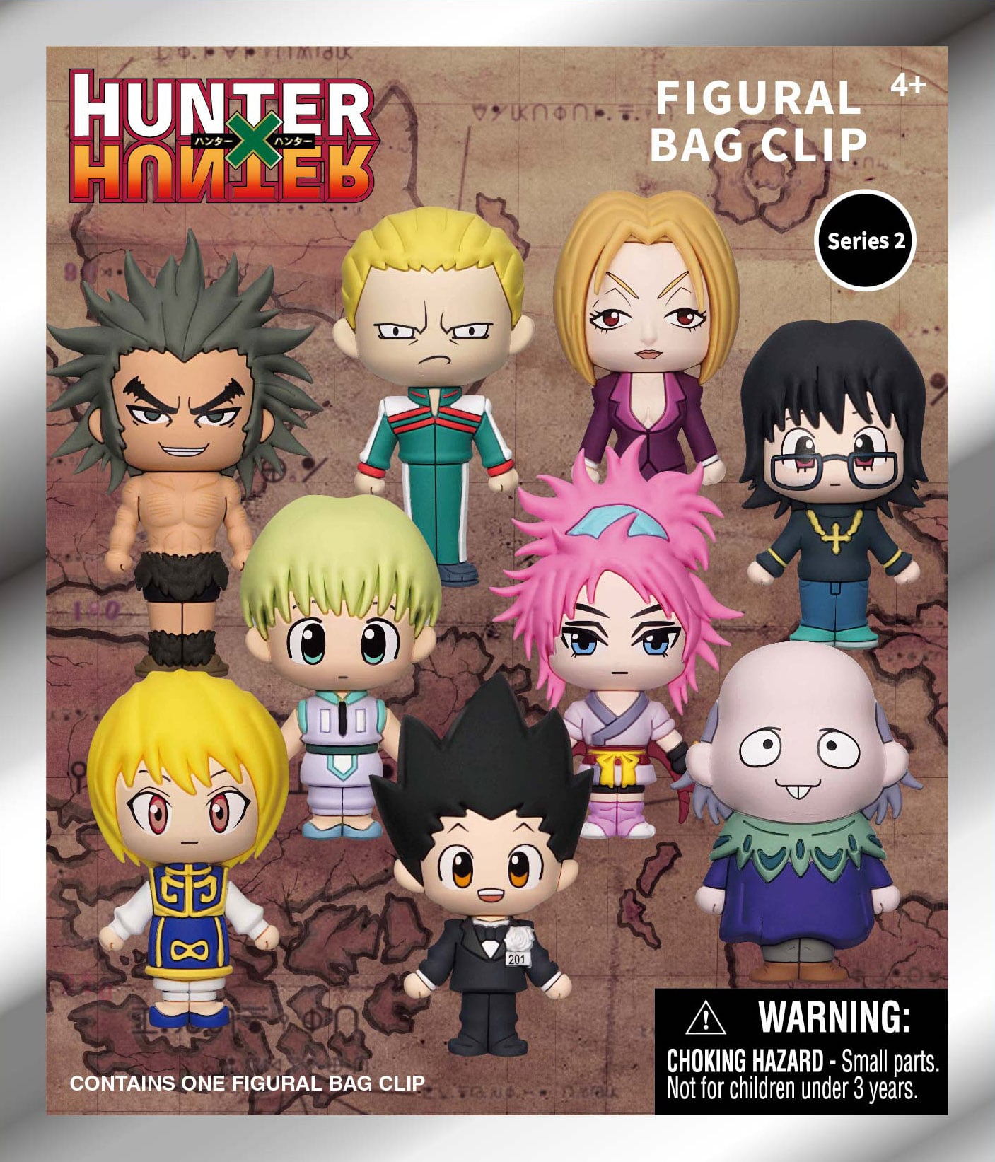 HUNTER X HUNTER - Series 2 - 3D Foam Bag Clip (Display 24 Pcs)