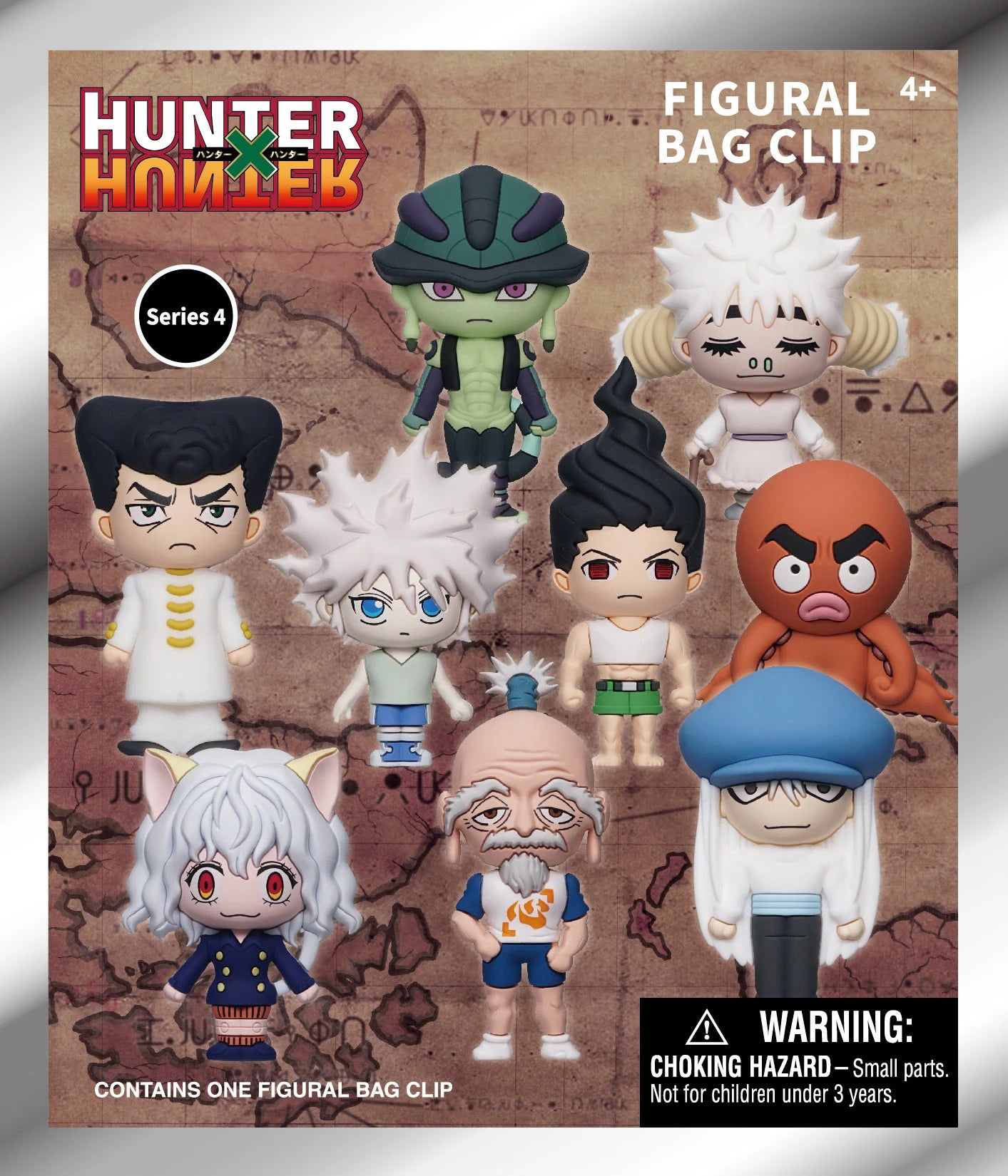 HUNTER X HUNTER - Series 4 - 3D Foam Bag Clip (Display 24 Pcs)