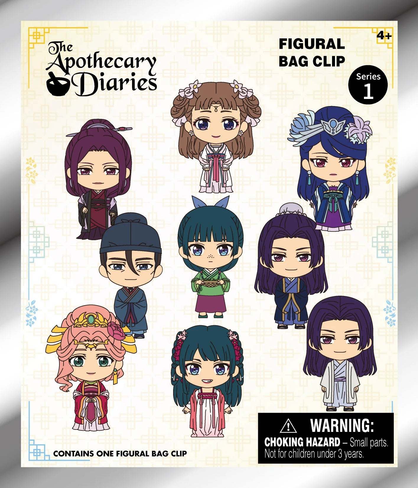 APOTHECARY DIARIES - Series 1 - 3D Foam Bag Clip (Display 24 Pcs)