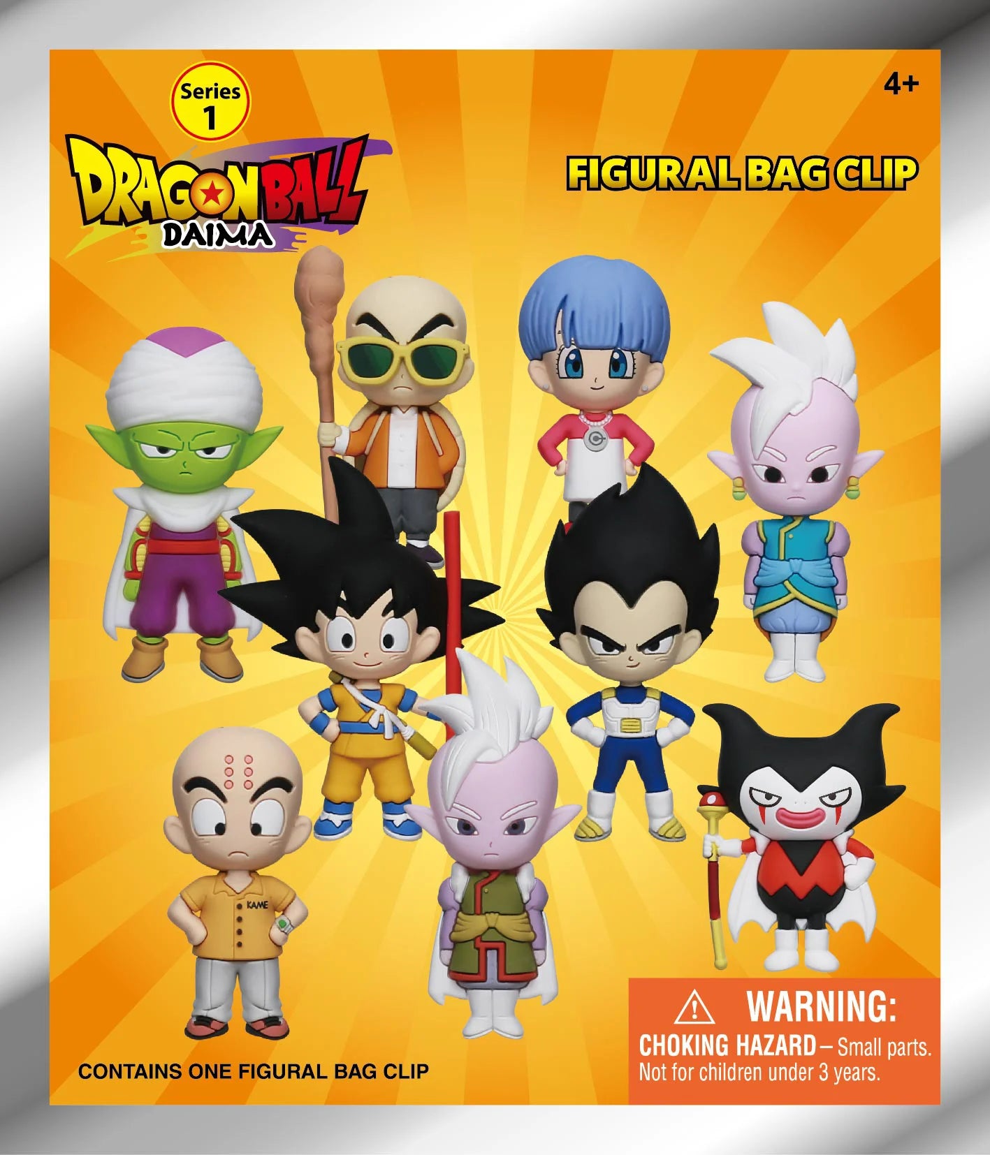 DRAGON BALL DAIMA - Series 1 - 3D Foam Bag Clip (Display 24 Pcs)