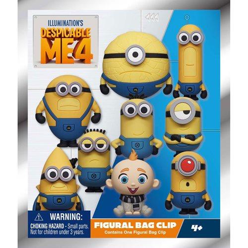 DESPICABLE ME 4 - Series 1 - 3D Foam Bag Clip (Display 24 Pcs)