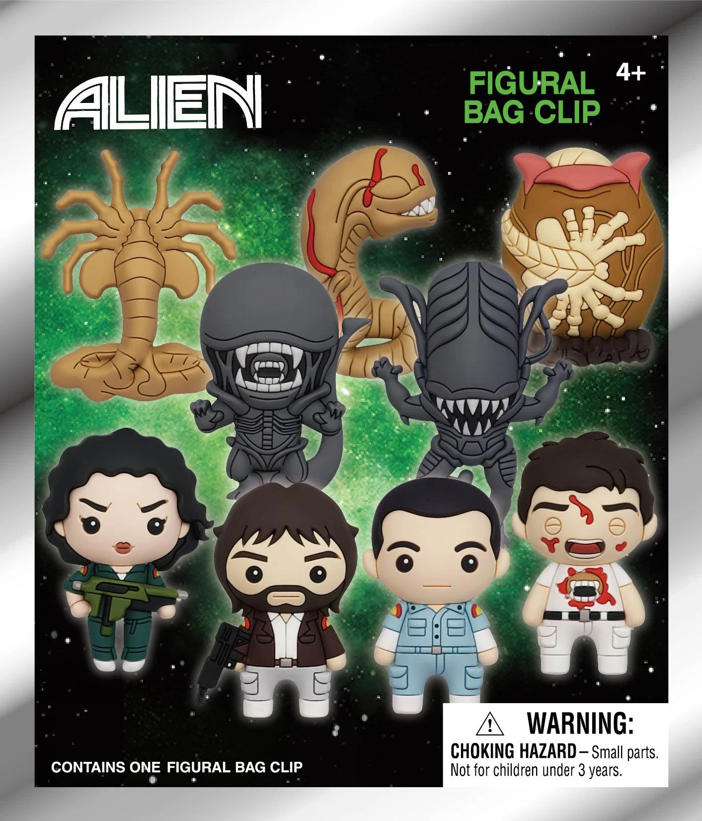 ALIENS (1979) - Series 1 - 3D Foam Bag Clip (Display 24 Pcs)