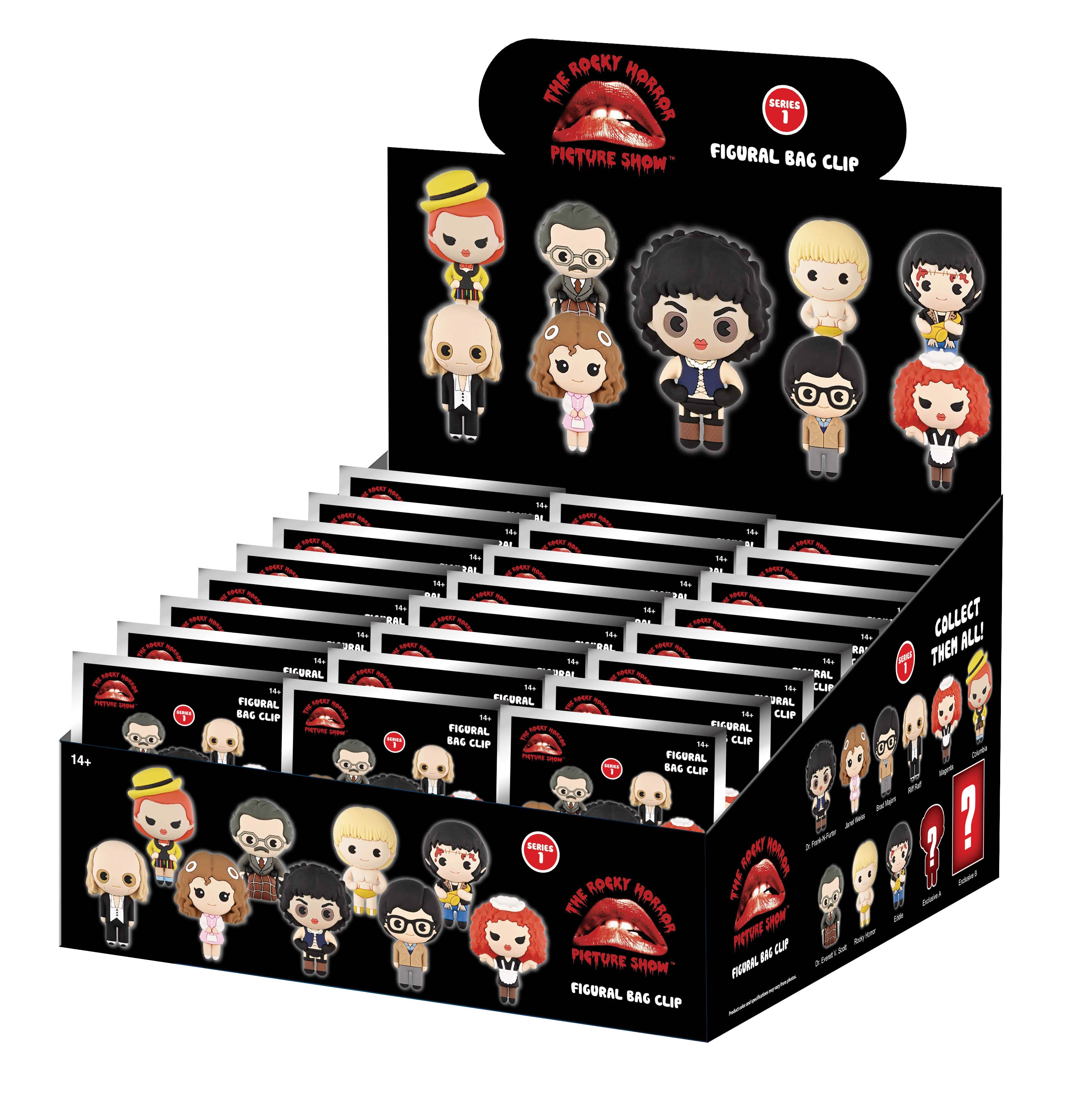 ROCKY HORROR - Series 1 - 3D Foam Bag Clip (Display 24 Pcs)
