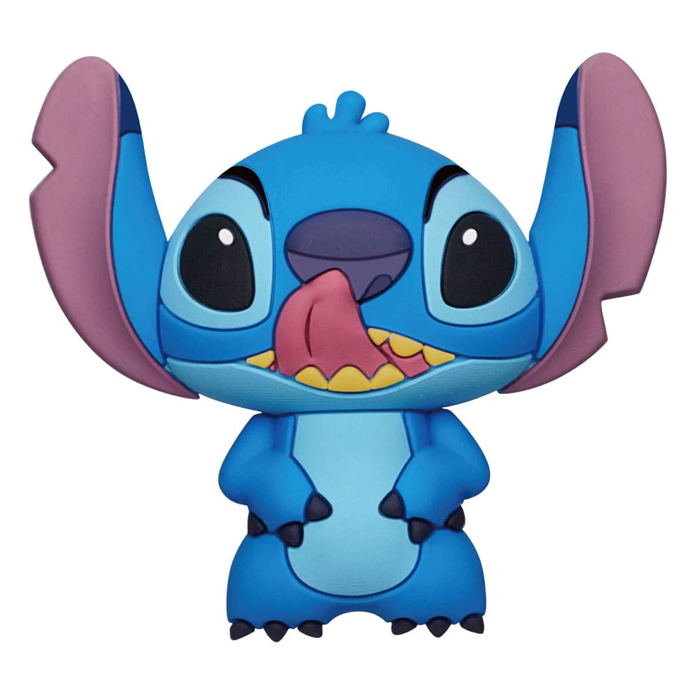 LILO & STITCH - Stitch tongue in nose - 3D foam collectible magnet