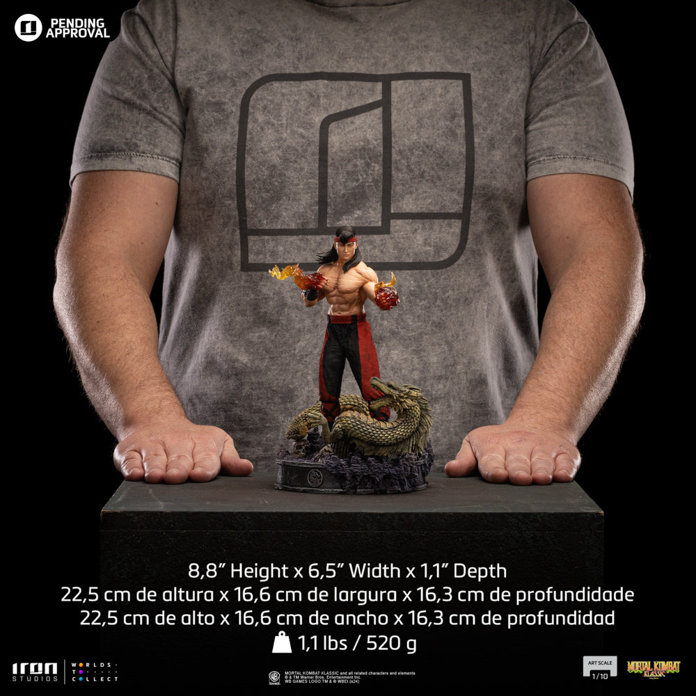MORTAL KOMBAT - Liu Kang - Statue Art Scale 1/10 22.5cm