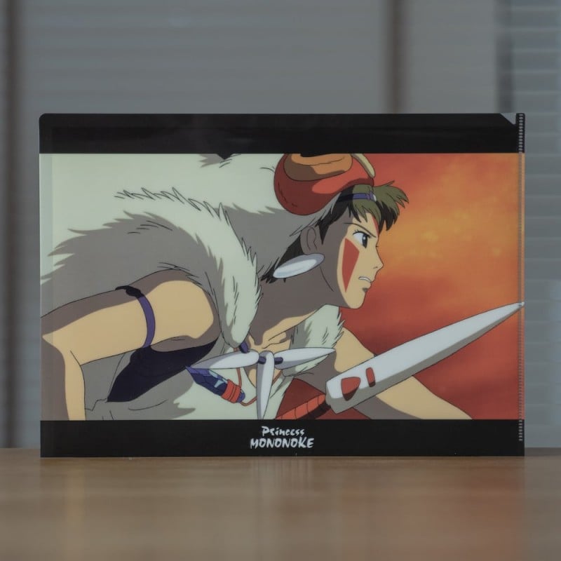 PRINCESS MONONOKE - Fight - A4 Size Clear Poster 305x220mm