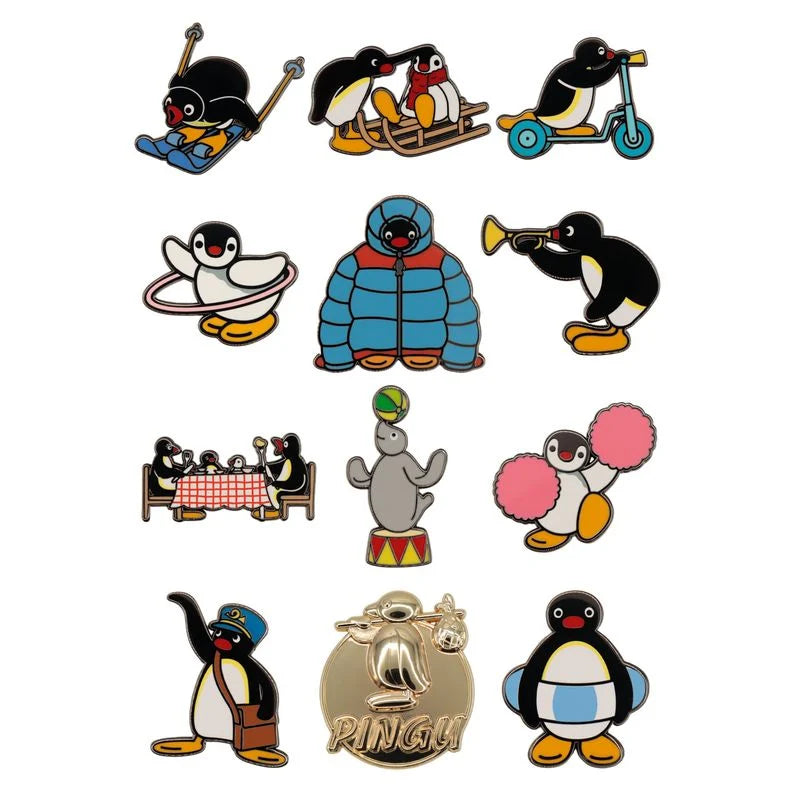 PINGU - Mystery Box of 12 Pin Badge