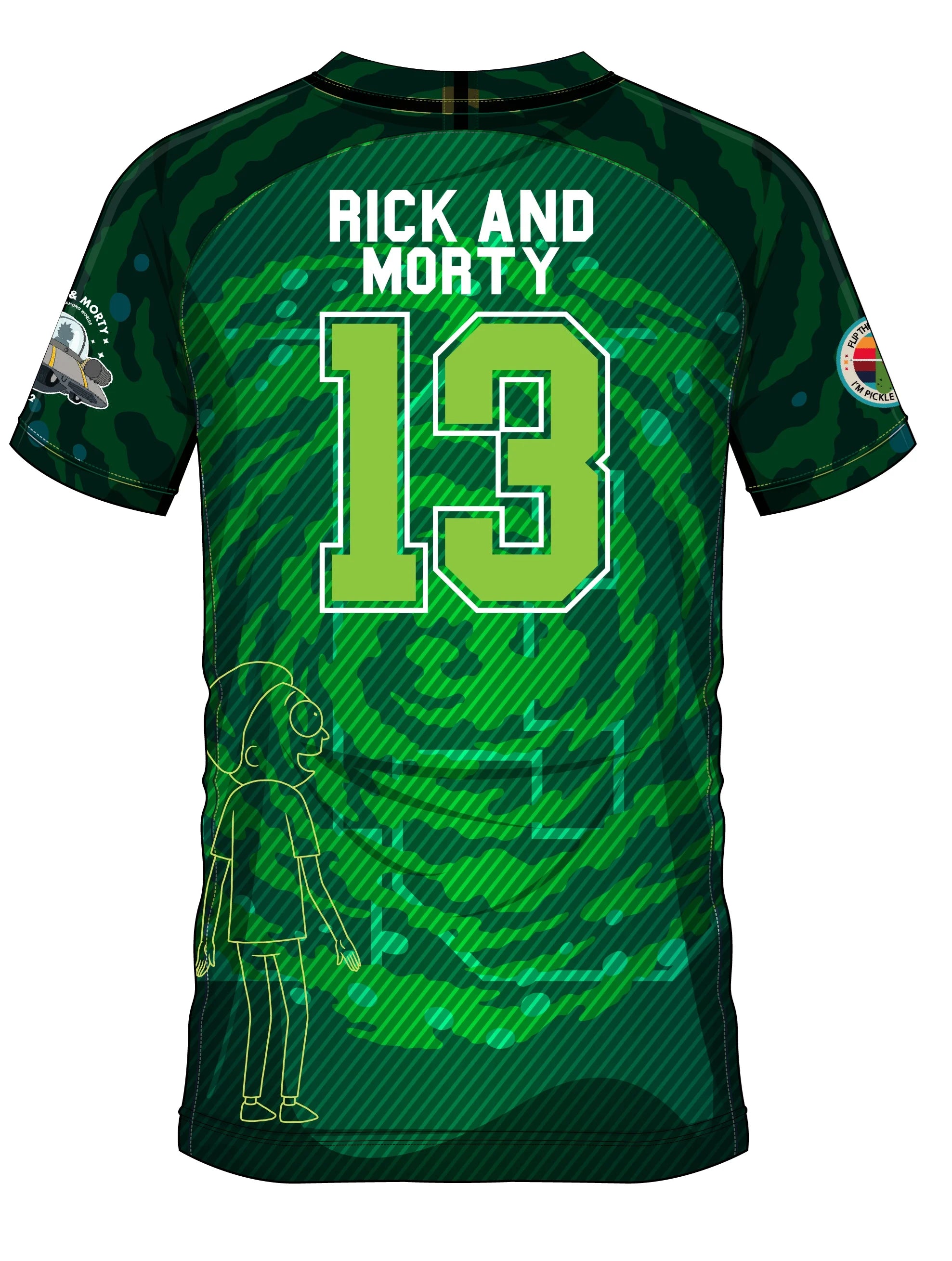 RICK & MORTY - Rick & Morty 13 - Soccer Jersey Men (XL)