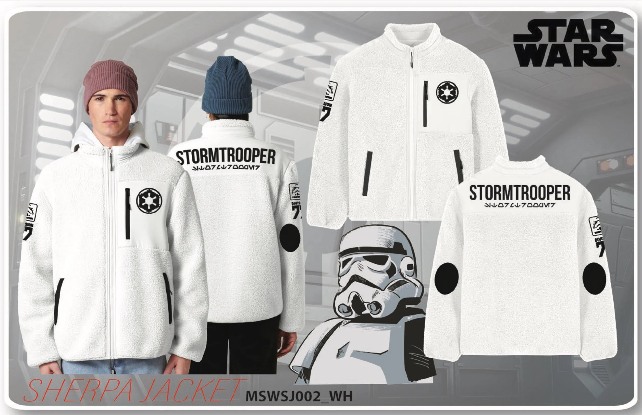 STAR WARS - Stormtrooper - Sherpa Jacket (S)