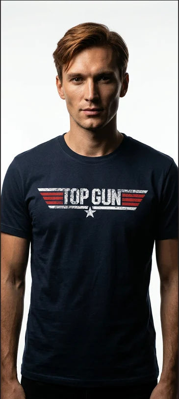 TOP GUN - Logo - T-Shirt Men (M)
