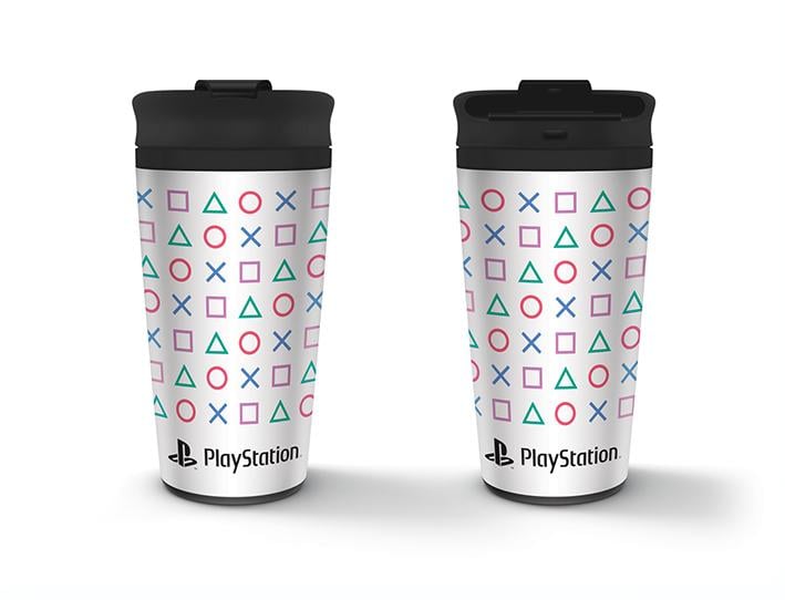 PLAYSTATION - Shapes - Metal Travel Mug 450ml