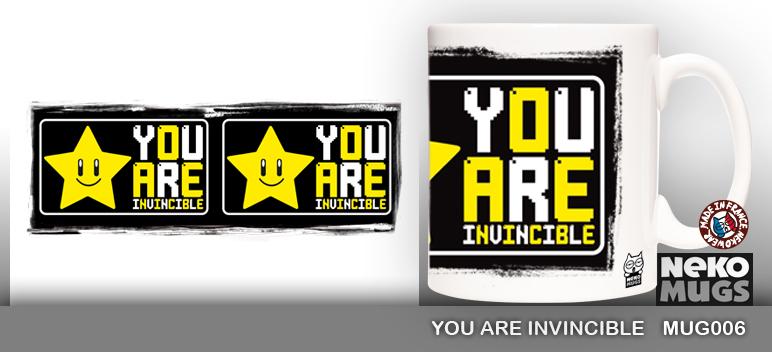 GEEK Collection - Mug 325 ml - You Are Invincible