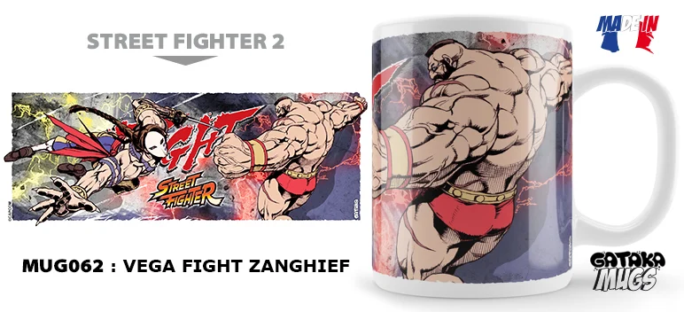 STREET FIGHTER - Mug - Vega Fight Zanghief