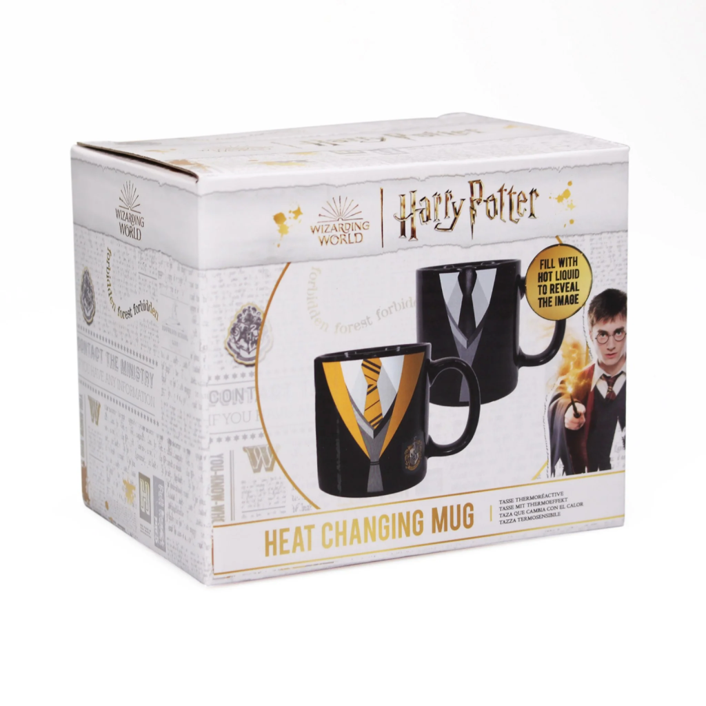 HARRY POTTER - Uniform Hufflepuff - Heat Change Mug 400ml