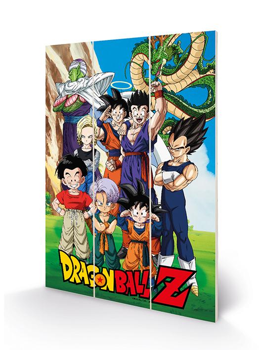 DRAGON BALL Z - Unbreakable Bonds - Wood Print 20x29.5