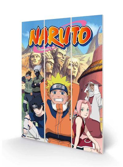 NARUTO - The Hidden Leaf Village - Wood Print 20x29.5cm