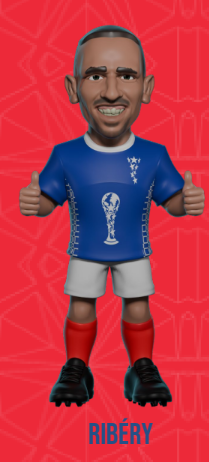FRANCE - Ribery - Figure Minix World Legends Cup 12cm