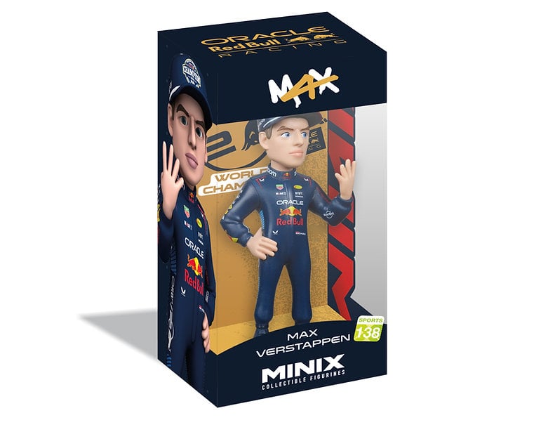 RED BULL - Max Verstappen "4 World Champion" - Figure Minix 12cm