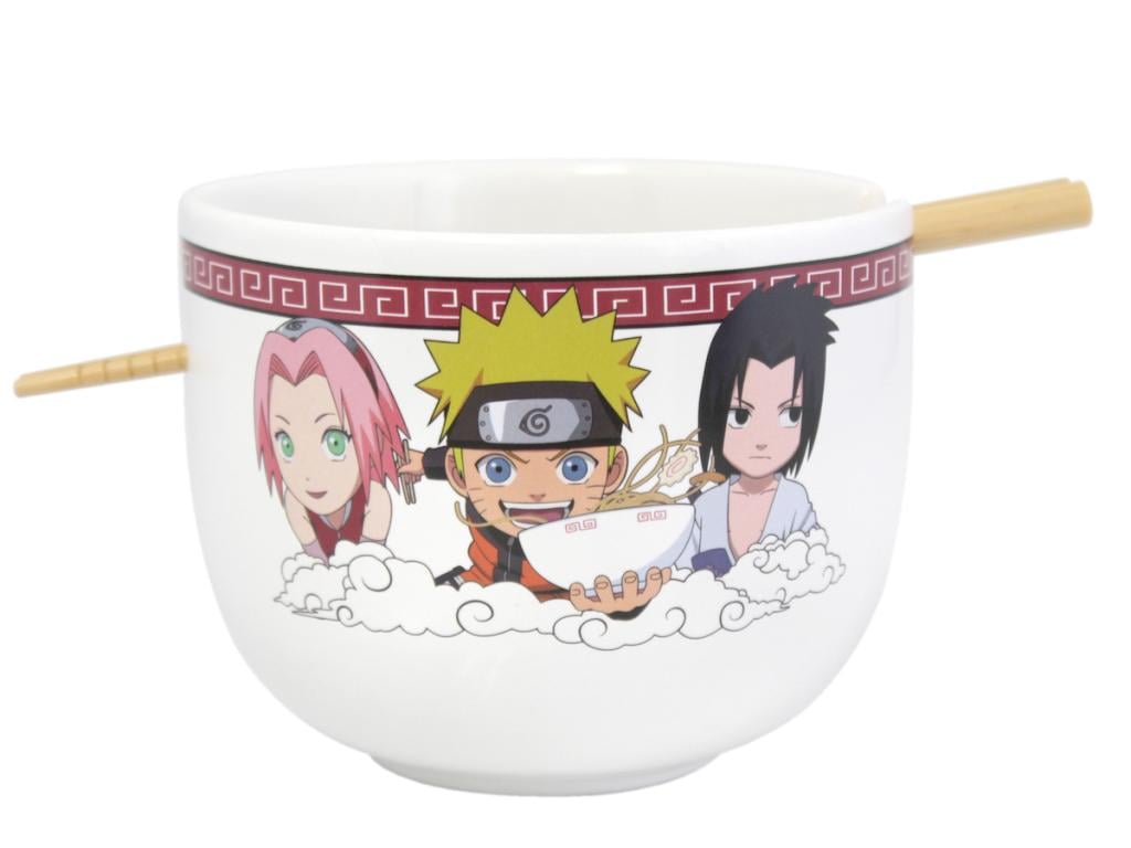 NARUTO - Ramen Bowl with Chopstick 414ml - Team Seven