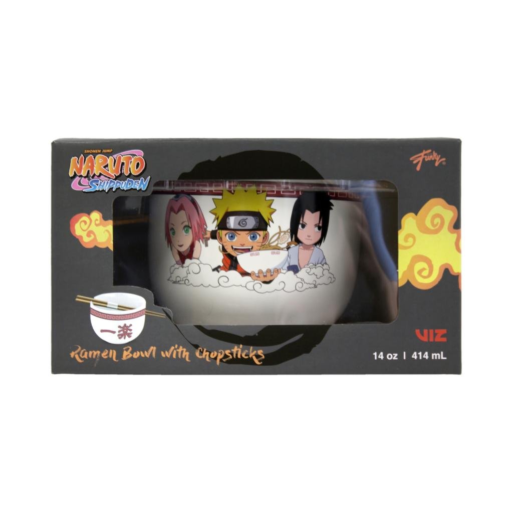 NARUTO - Ramen Bowl with Chopstick 414ml - Team Seven