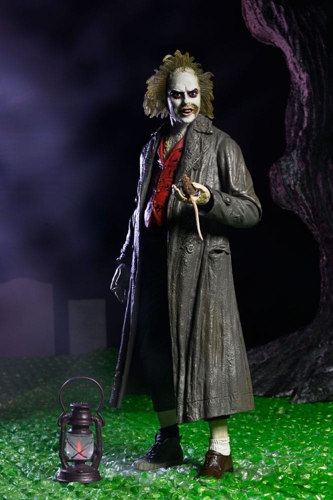 BEETLEJUICE 1998 - Beetljuice "Tour Guide" - Ultimate Figurine 18cm