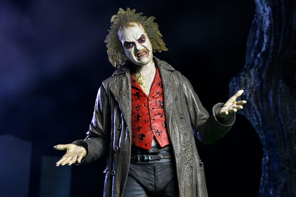 BEETLEJUICE 1998 - Beetljuice "Tour Guide" - Ultimate Figurine 18cm