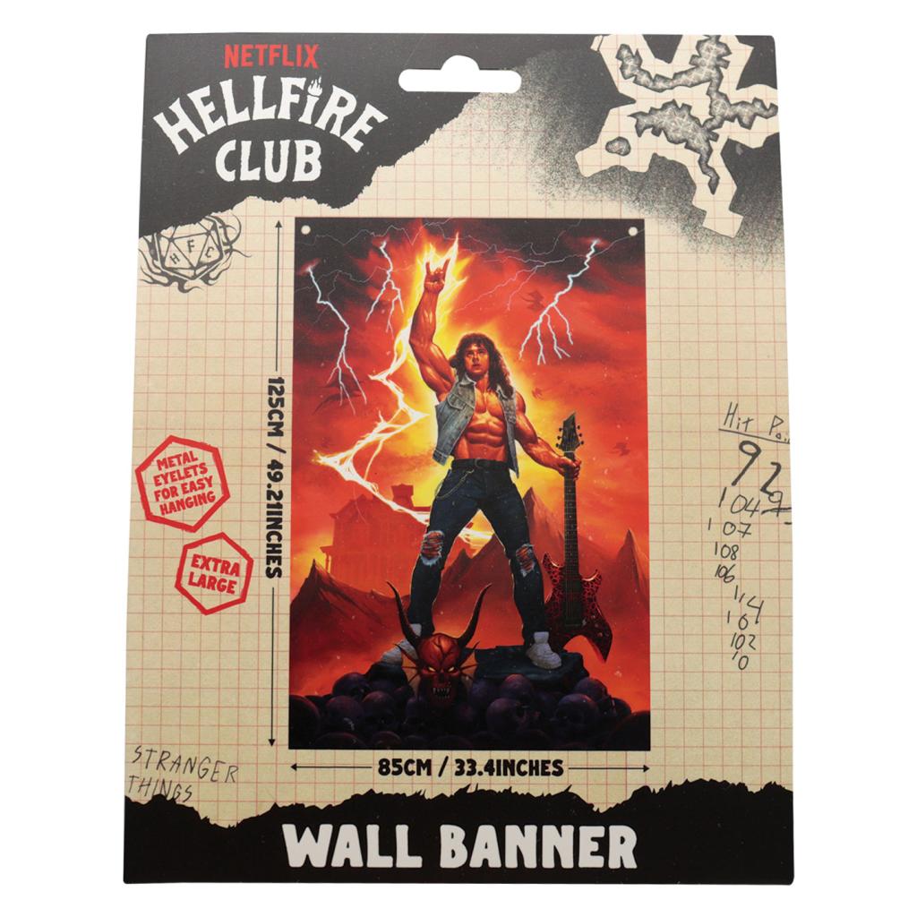 STRANGER THINGS - Eddie - Wall Banner '125 x 85 cm'