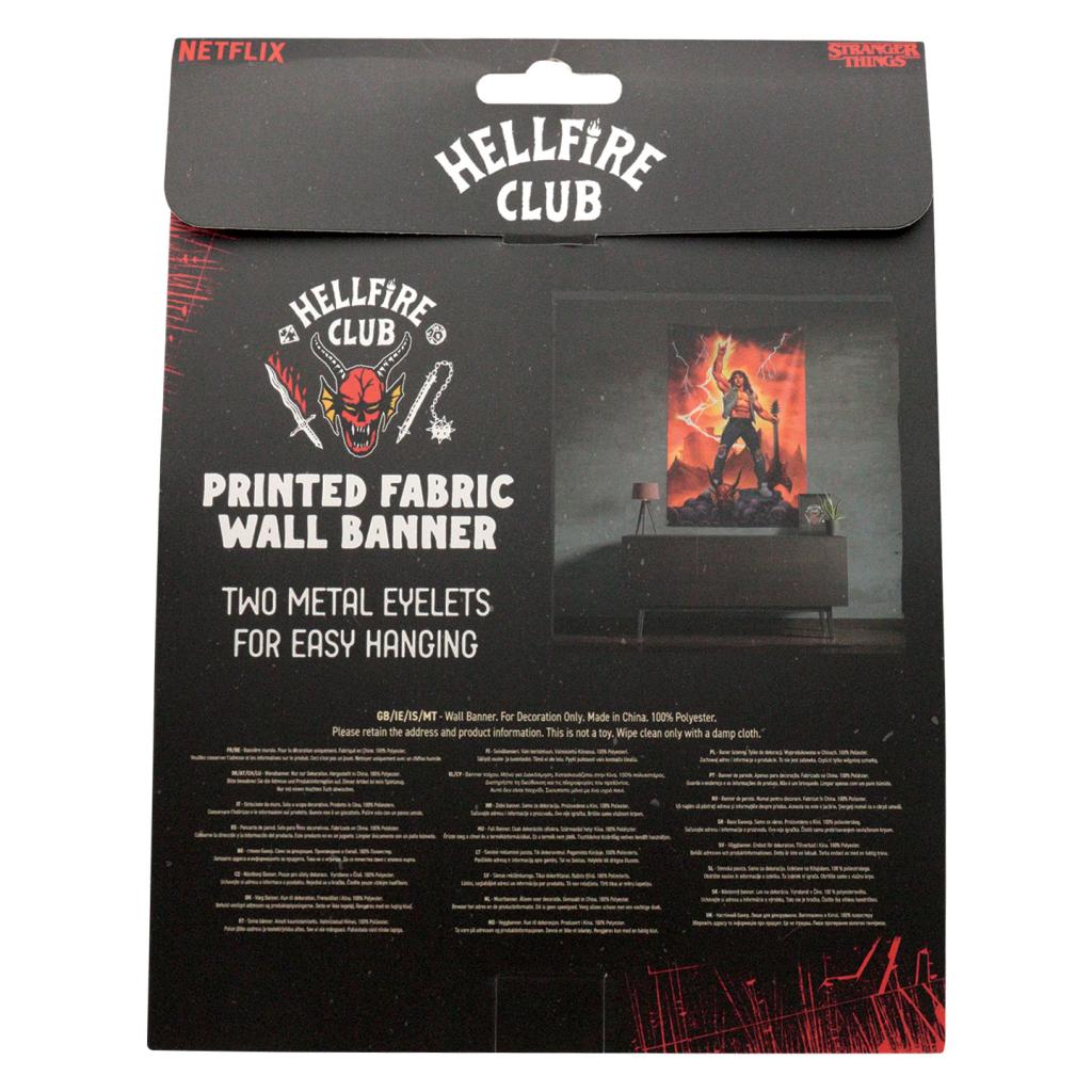 STRANGER THINGS - Eddie - Wall Banner '125 x 85 cm'