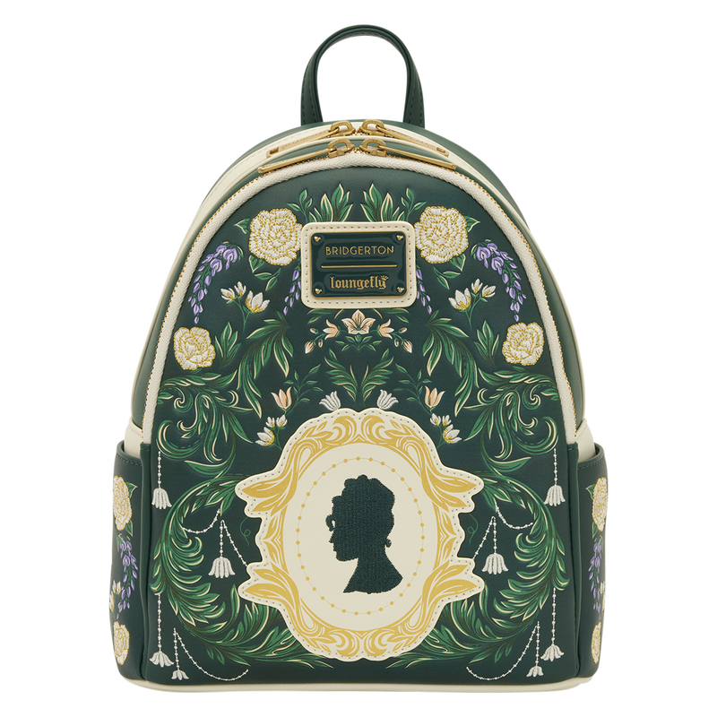 BRIDGERTON - Silhouette floral - Mini Backpack LoungeFly