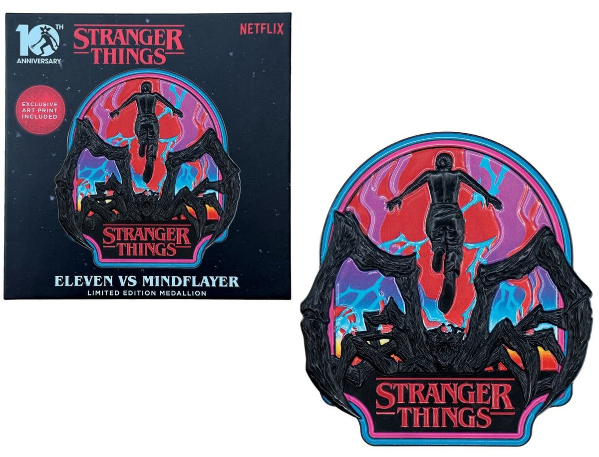 STRANGER THINGS - Eleven & Mind Flayer - Limited Edition Medaillon