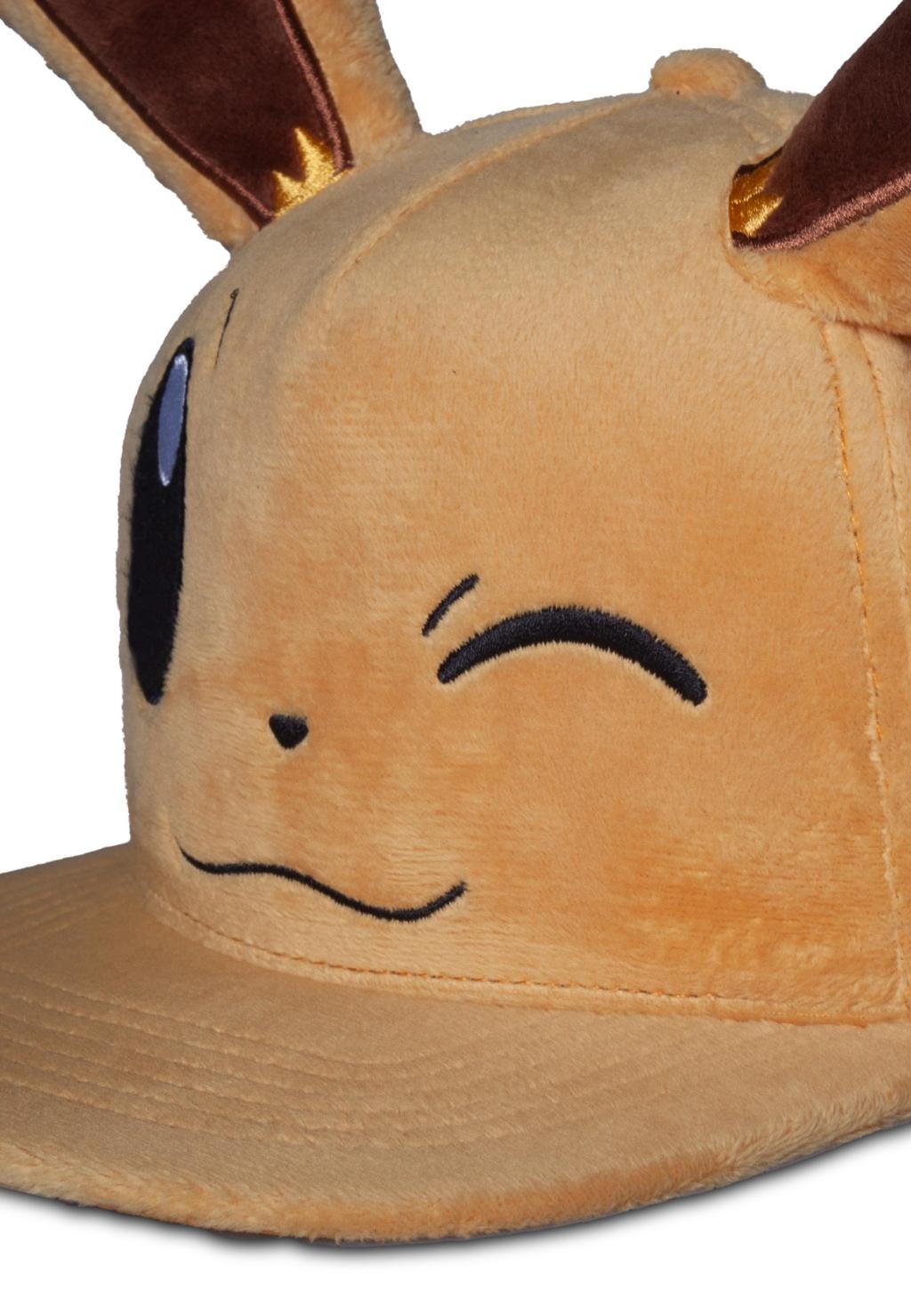 POKEMON - Eevee Winking - Plush Premium Snapback