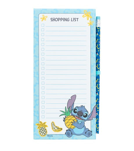 STITCH - Magnetische Einkaufsliste + Bleistift