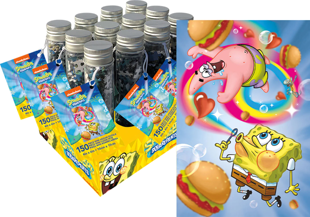 SPONGEBOB - Display 12 puzzle 150P