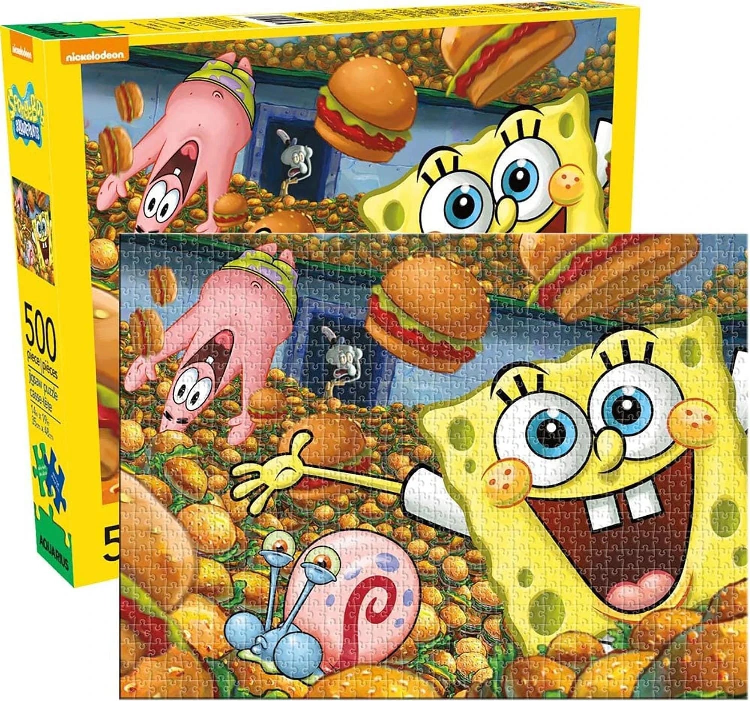 SPONGEBOB - Krabby Patties - Puzzle 500P '35x48cm'