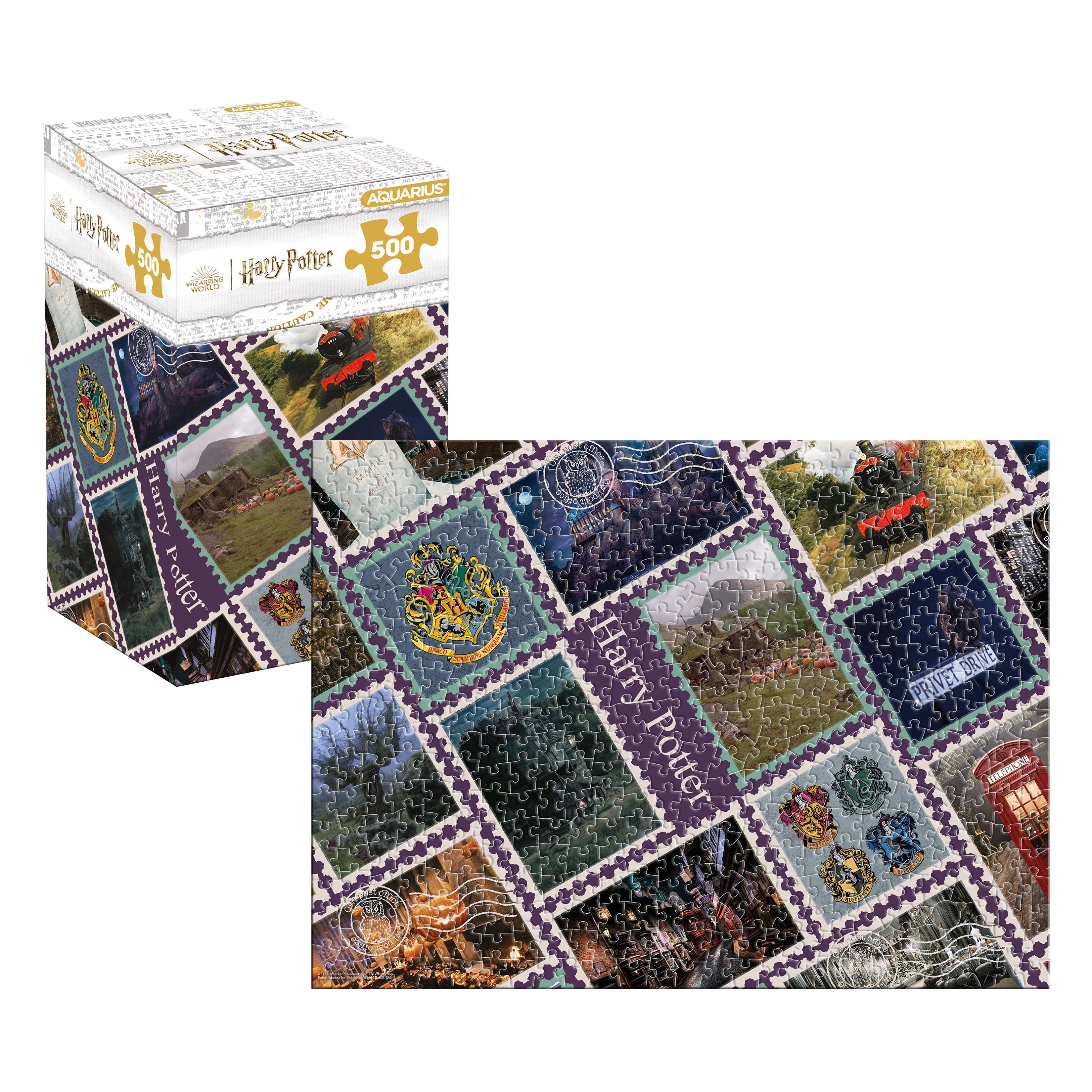 HARRY POTTER - Stamps - Puzzle 500P