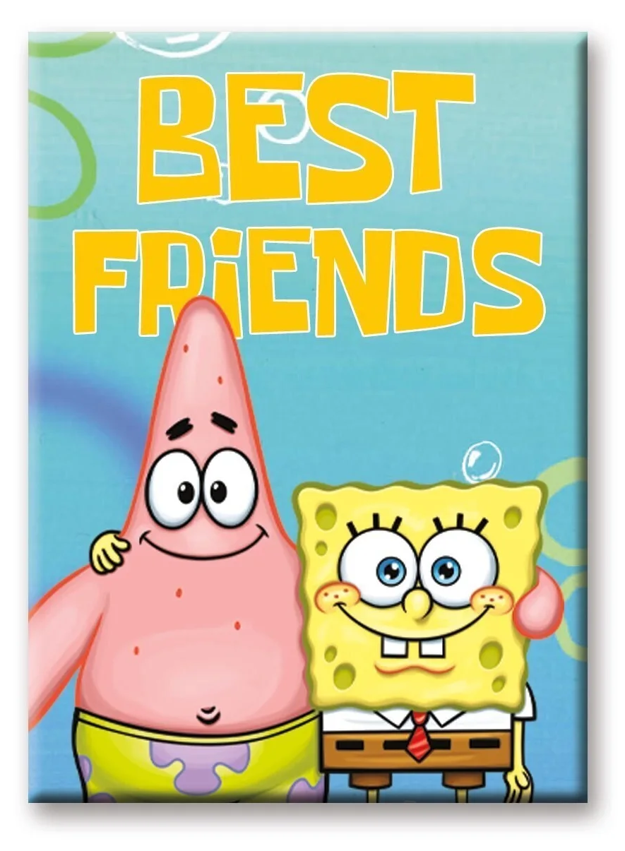 SPONGEBOB SQUAREPANTS - Best Friends - Magnet 6.3x8.9cm