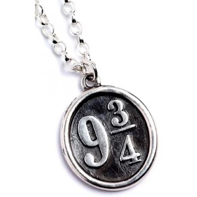 HARRY POTTER - Sterling SILVER Necklace - Platform 9 3/4