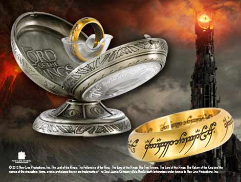 LORD OF THE RINGS - One Ring Stainless Steel - Size US 06 FR 52.2