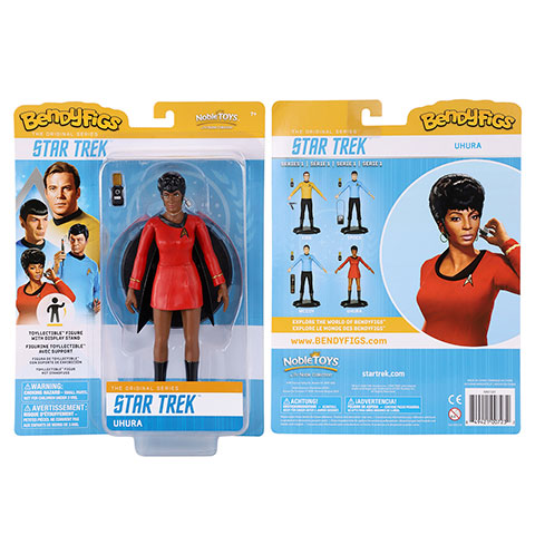 STAR TREK - Uhura - Figurine Bendyfigs avec support