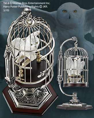 HARRY POTTER - Hedwige Miniature en Cage - 25cm